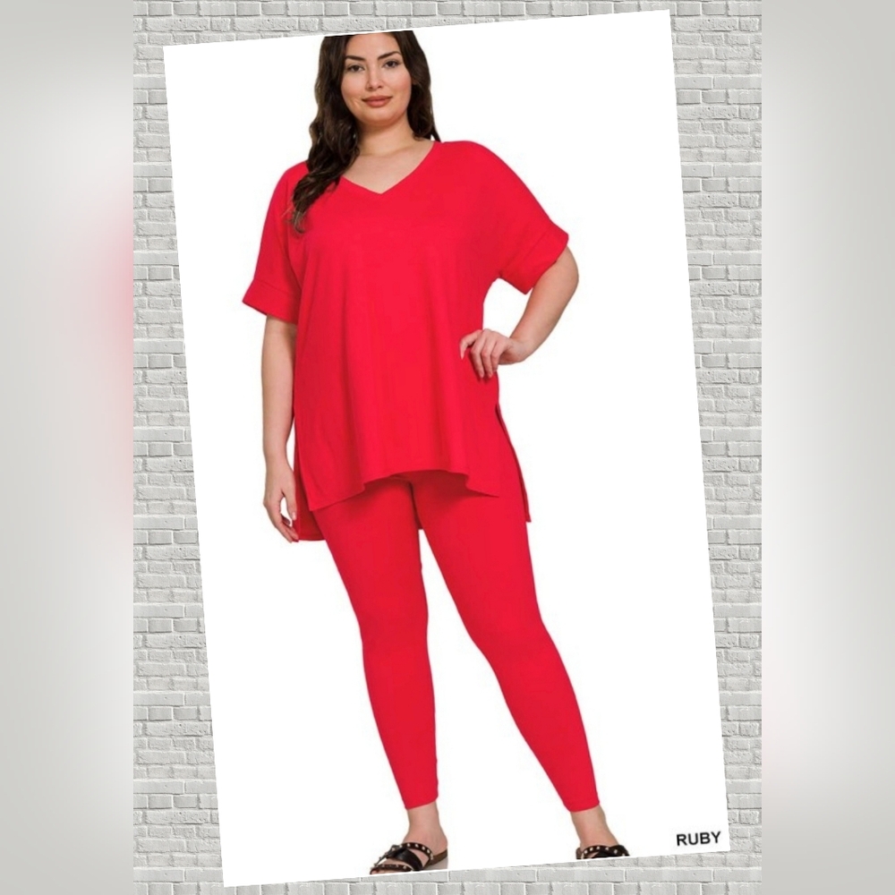 Zenana 2 Piece Set-Red